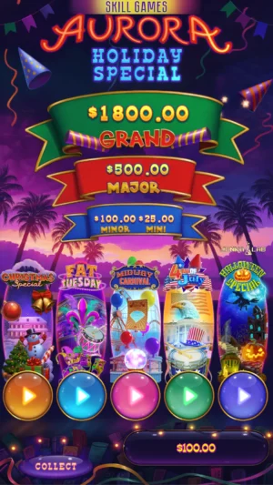 aurora holiday special by jenka lab — game board (machine sold separately)