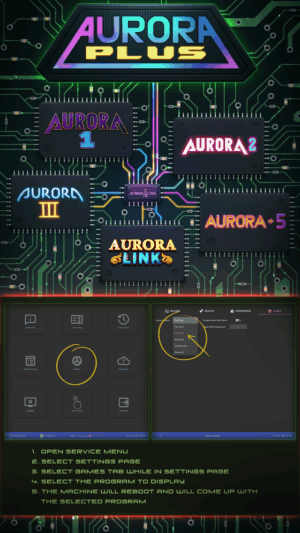 aurora plus by jenka lab — game board (machine sold separately)